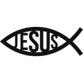 Jesus Fish - Metal Wall Art